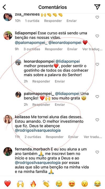 Depoimento de alunos sobre as aulas do curso A Bíblia Comentada com Rodrigo Silva - parte 3